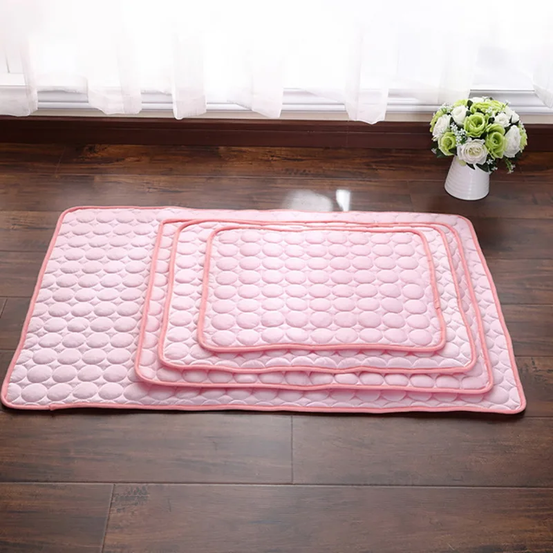 Dog Mat Cooling Summer Pad Mat For Dogs Cat Blanket Sofa Breathable Pet Dog Bed Summer Washable For Small Medium Large Dogs Car - Image 8