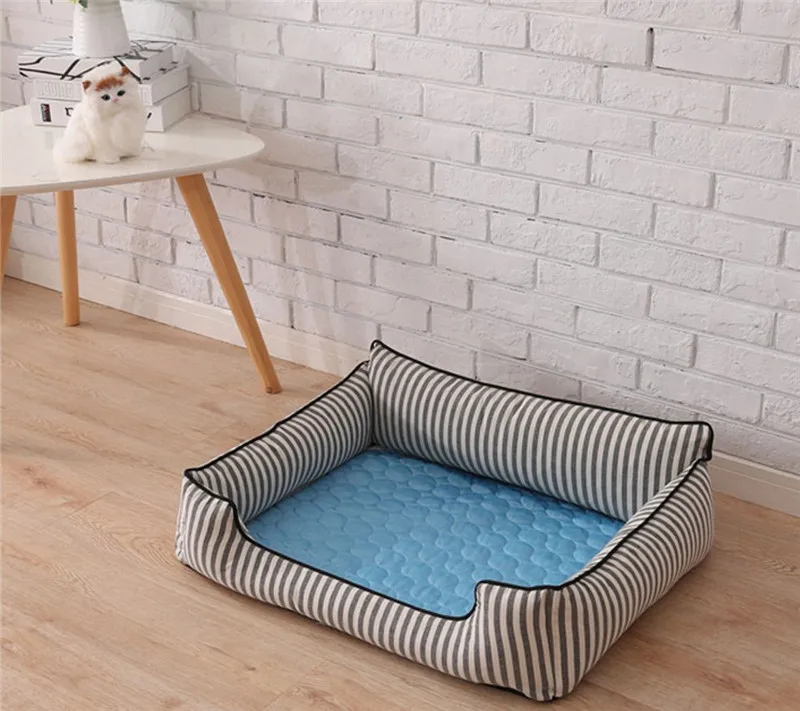 Dog Mat Cooling Summer Pad Mat For Dogs Cat Blanket Sofa Breathable Pet Dog Bed Summer Washable For Small Medium Large Dogs Car - Image 13