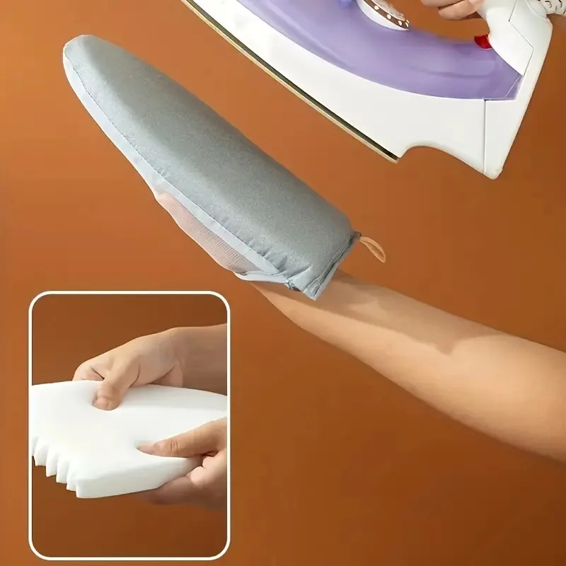 1Pc Fabric Handheld Ironing Board Ironing Board Small Home Ironing Gloves Anti Ironing Household Insulated Handheld Ironing Tray - Image 2