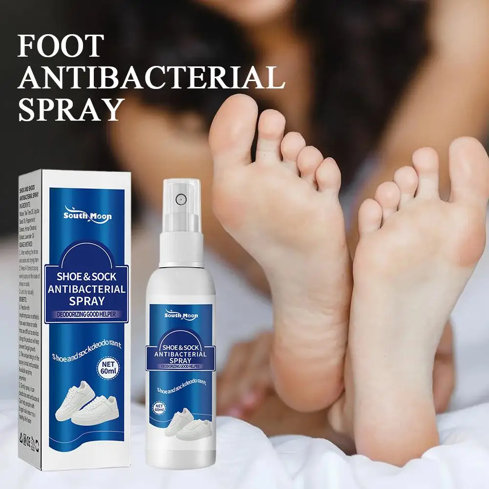 60ml Antibacterial Spray for Shoe Foot Odor Shoes Stink Freshener Socks Odor Remover Spray Refresh Antiperspirant Health Care - Image 8