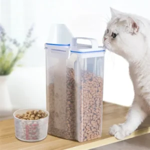 Premium Airtight Pet Food Container Large Capacity Locking Lid BPA-Free Keep Dry Fresh Dog Cat Food Easy Clean Space Saving