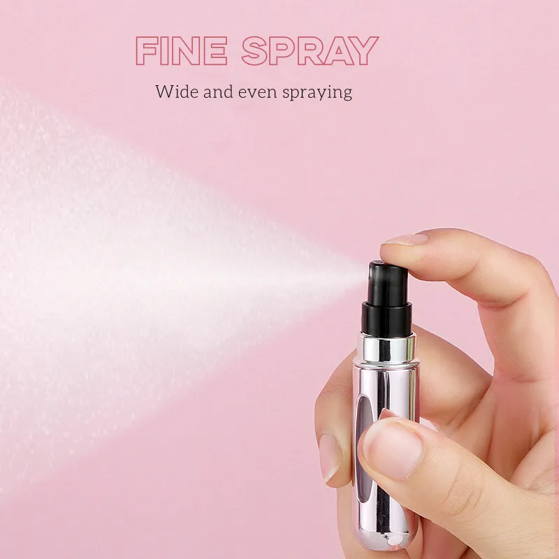 5ml Perfume Refill Bottle Portable Mini Refillable Spray Jar Scent Pump Empty Cosmetic Containers Atomizer for Travel Tool Hot - Image 4