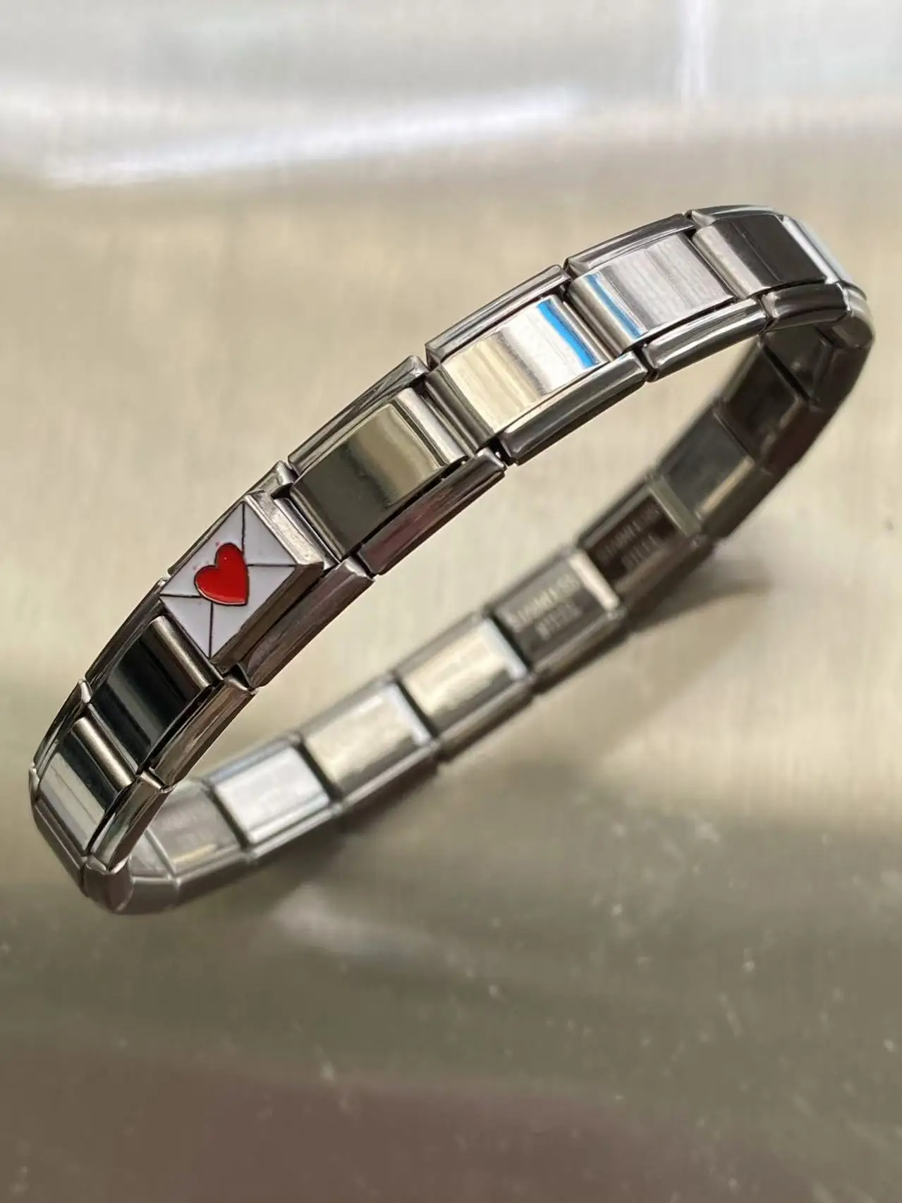 New Women's Jewelry Italian Elastic Charm Bracelet Fashion Italian Links 9mm Width Bracelet Stainless Steel Jewelry DIY Making - Image 3