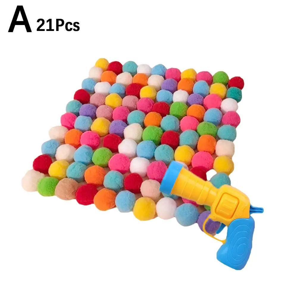 Cat Toys Interactive Launch Training Toy For Pet Kitten Creative Mini Shooting Gun Games Stretch Plush Ball Toys Pet Supplies - Image 8