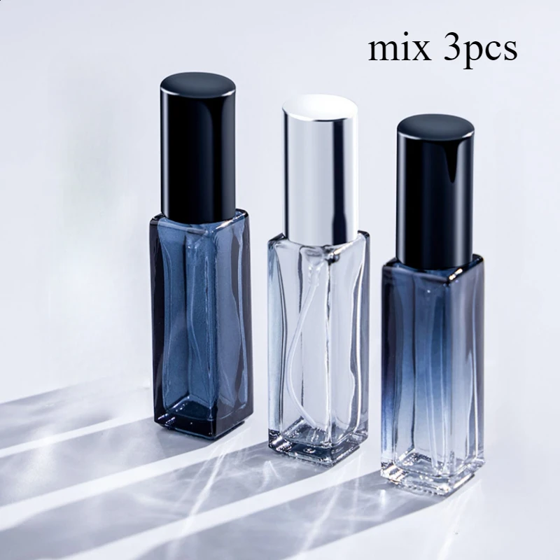 3pcs 5ml 10ml High Quality Perfume Spray Bottle Empty Glass Parfum Atomizer Travel Cosmetic Bottl Sample Vials Refillable Mini - Image 3