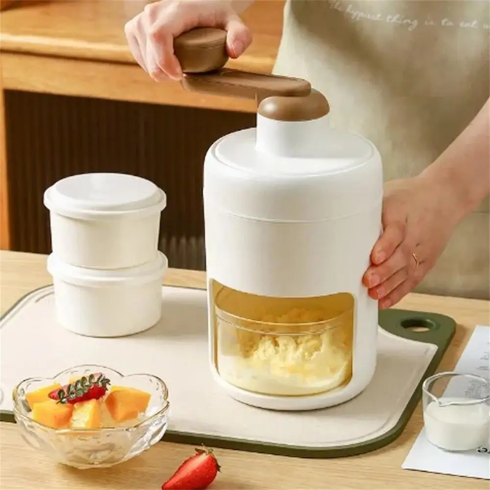 Diy Household Hand-Operated Shaved Ice Milk Shake Making Smoothie Machine Kitchen Hand Ice Breaker Mein Mein Ice Shaved Ice - Image 8