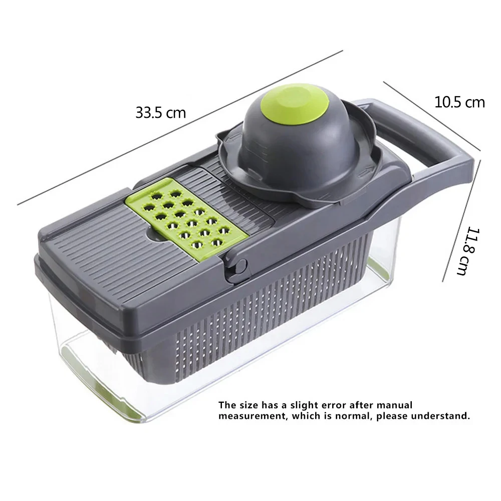 Vegetable Cutter Multifunctional Slicer Fruit Potato Peeler Carrot Grater Kitchen accessories basket vegetable slicer - Image 6
