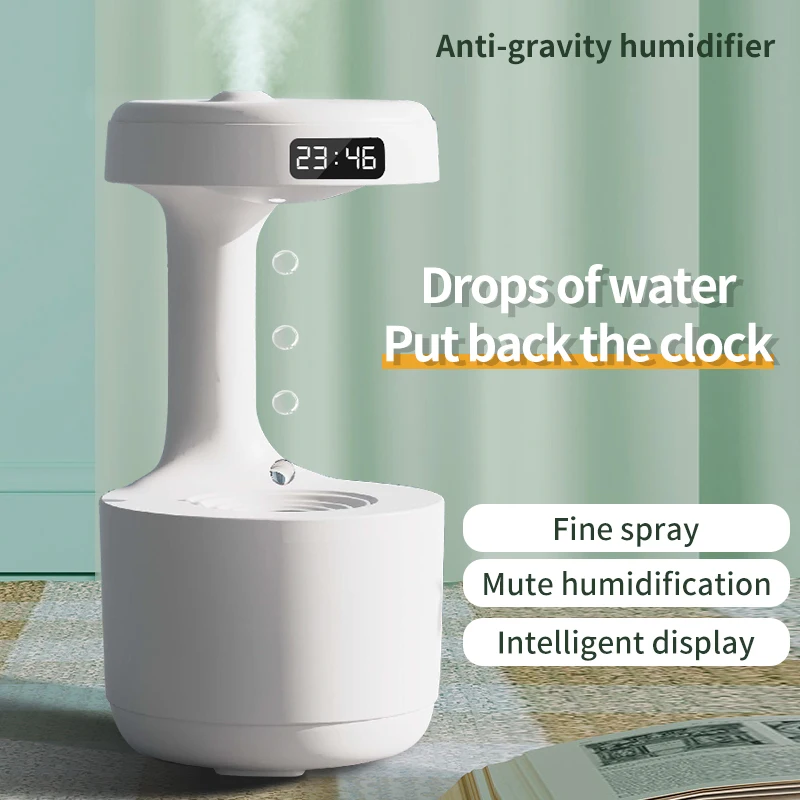 New Anti-Gravity Humidifier Desktop Mute Large Capacity Small Household Air Humidifier Bedroom Air Purification Fog