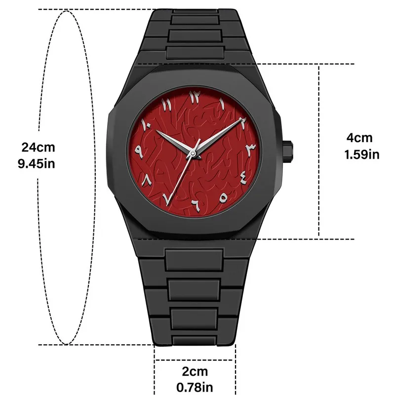 Classic Men's Watch with Plastic Granules and Exquisite Business Waterproof Matte Oil Quartz Watch Fashion Custom Logo - Image 7