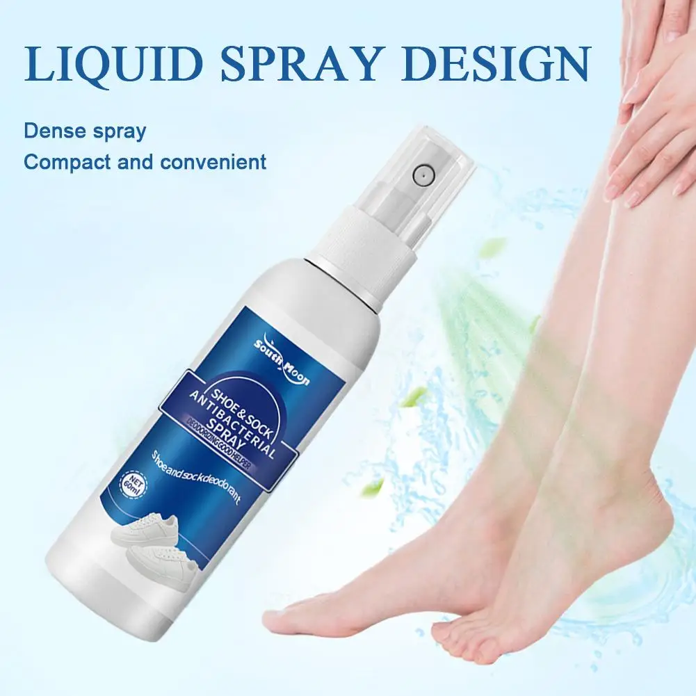 60ml Antibacterial Spray for Shoe Foot Odor Shoes Stink Freshener Socks Odor Remover Spray Refresh Antiperspirant Health Care - Image 9