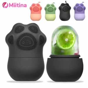 Silicone Ice Face Roller Facial Cube Roller Trays Beauty Lifting Massage Ball Contouring Treatment Reduce Acne Skin Care Tool