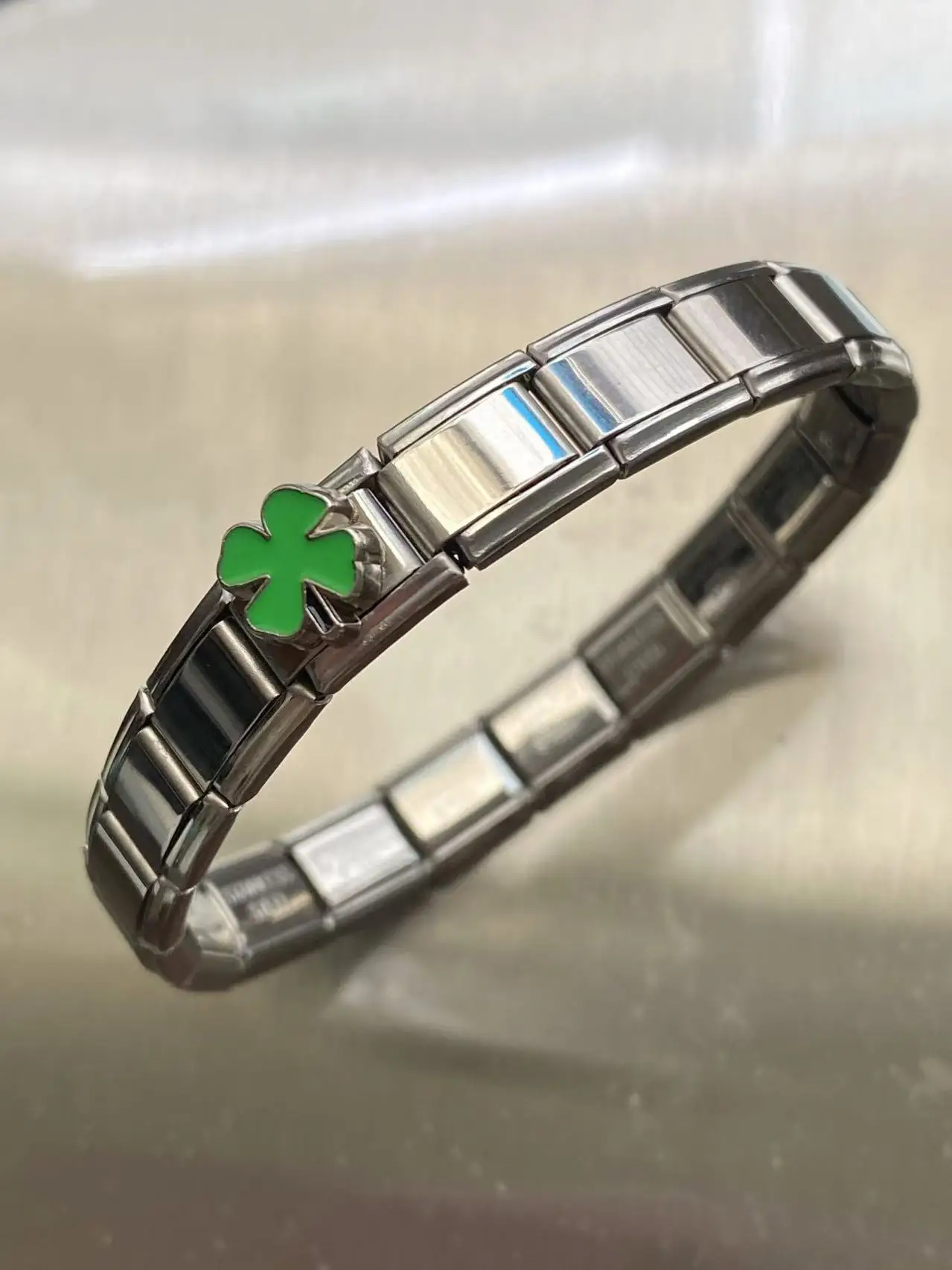 New Women's Jewelry Italian Elastic Charm Bracelet Fashion Italian Links 9mm Width Bracelet Stainless Steel Jewelry DIY Making - Image 9