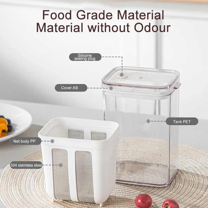 Greek Yogurt Maker Yogurt Filter Stainless Steel Strainer Whey Separation Tools Cheese Moisture Seperator Kitchen Accessories - Image 3