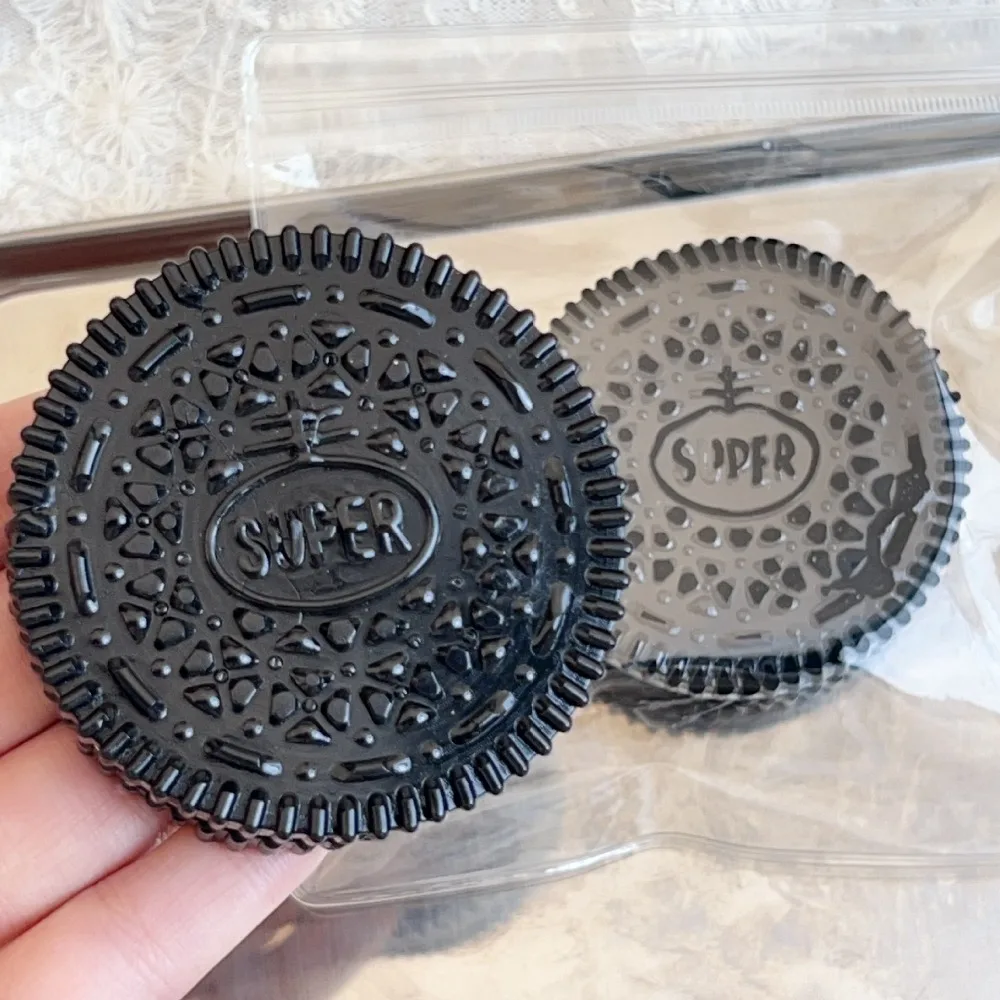 Squishy Handmade Silicone Cookies Fidget Toy Slow Rebound Stress Relief Pinch Decompression Squeeze Toy for Kids Holiday Gifts - Image 6