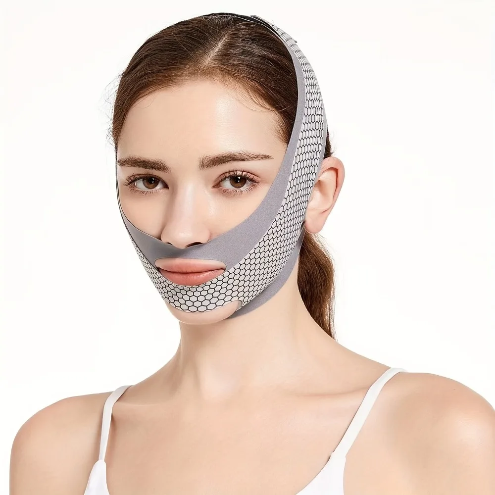 Face Slimming Bandage V Line Face Shaper Double Chin Reducer Face Lifting Belt Anti Wrinkle Facial Massager Women Skin Care Tool - Image 7