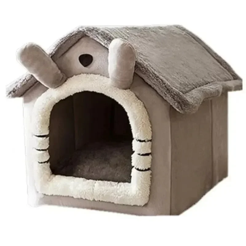 All Seasons Warm Washable Cat Dog House Indoor Soft Removable Cushion Pet Bed Kennel for Small Medium Pets Durable Pet Supplies - Image 7