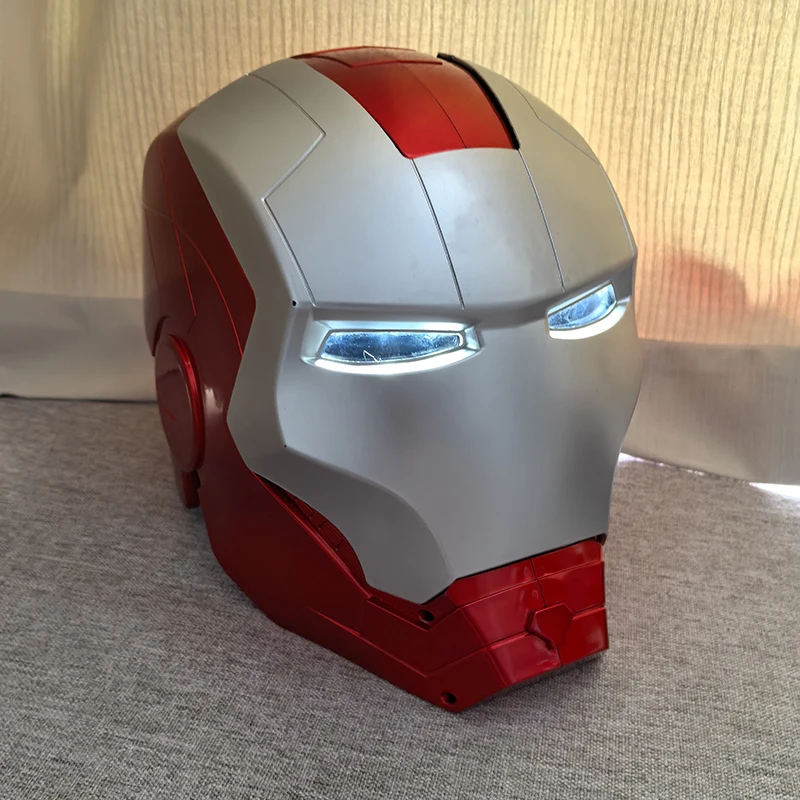 In Stock Marvel Avengers Iron Man Helmet Adult Child Model Cosplay 1:1 Light Led Ironman Mask Action Figure Toys Children Gift - Image 2