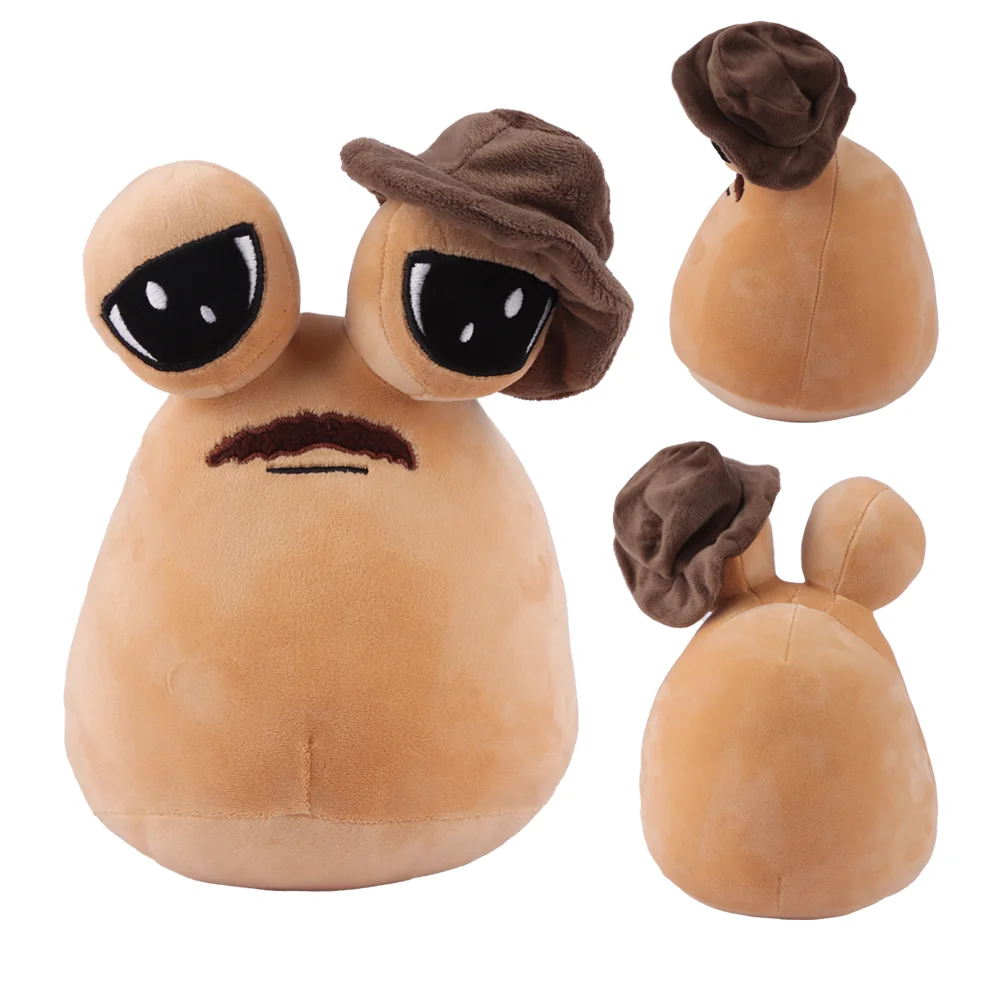 Kawaii Cartoon Plush Toys Anime My Pet Alien Pou Doll Stuffed Animal Toy Children's Christmas Birthday Gift Bedroom Sofa Decor - Image 4