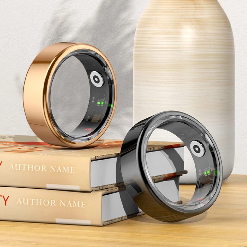 For Xiaomi Smart Ring Men Women Military Grade Titanium Steel Shell Health Monitoring IP68 & 3ATM Waterproof Multi-sport Modes