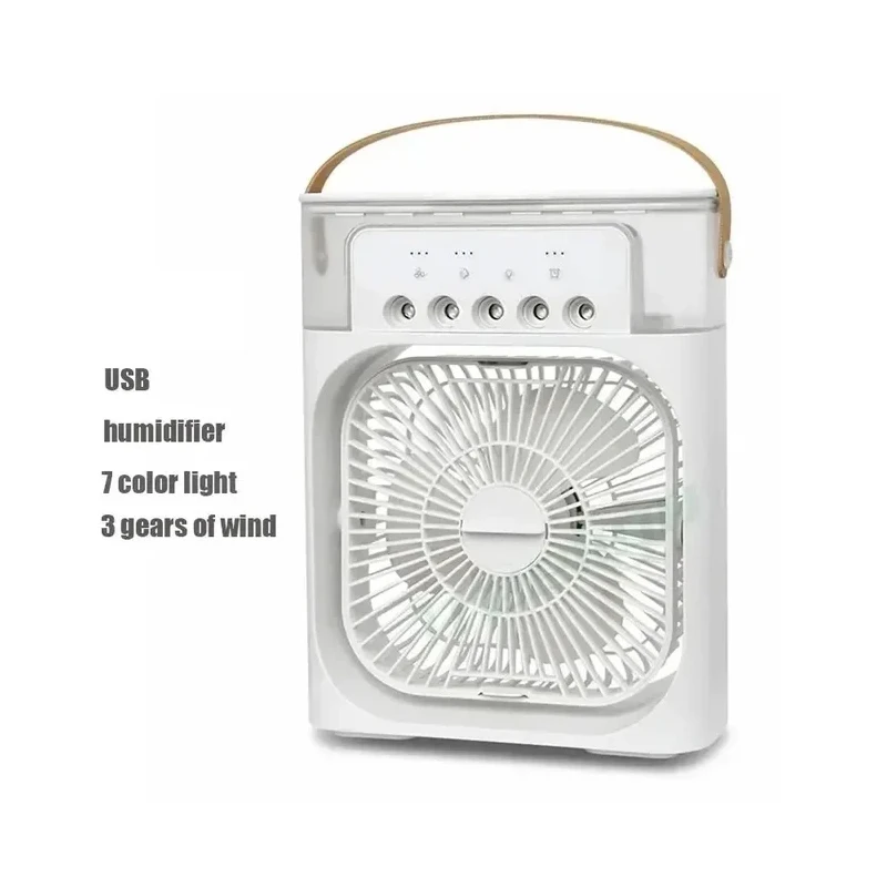 Portable 3 in 1 Fan AIr Conditioner Household Small Air Cooler LED Night Lights Humidifier Air Adjustment Home Fans - Image 14