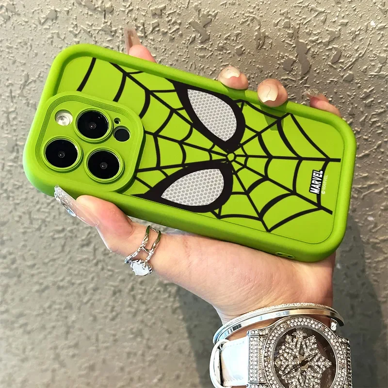 Cool Spider Man Plain Multistep TPU Soft Phone Case for iPhone 14 Pro 15 Plus 13 Pro Max 12 11 16 X XS XR 7 8 Plus SE 2020 Cover - Image 7