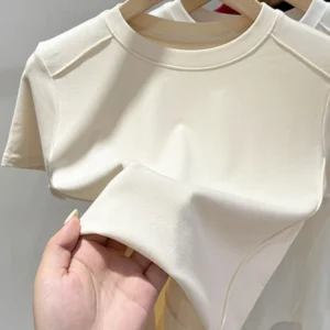 AOSSVIAO Summer white T-shirt Cotton female short-sleeved student versatile loose half-sleeve t-shirt Harajuku top trend