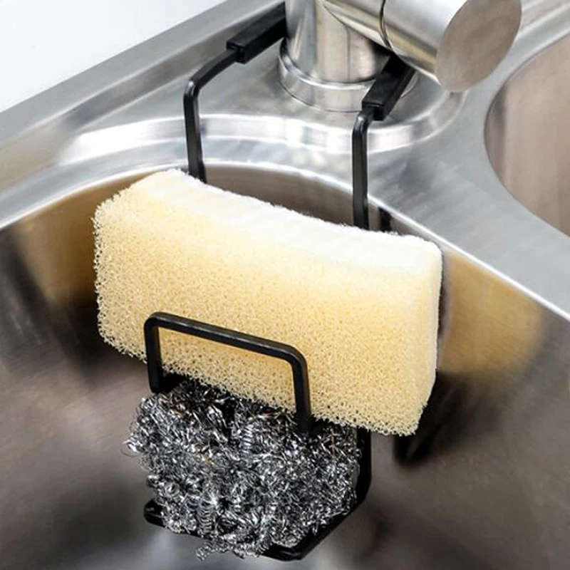 Durable Sink Caddy Sink Sponge Holder Small Kitchen Bathroom Metal Organizer Liquid Dish Drainer Faucet Rack Shower Convenient - Image 10