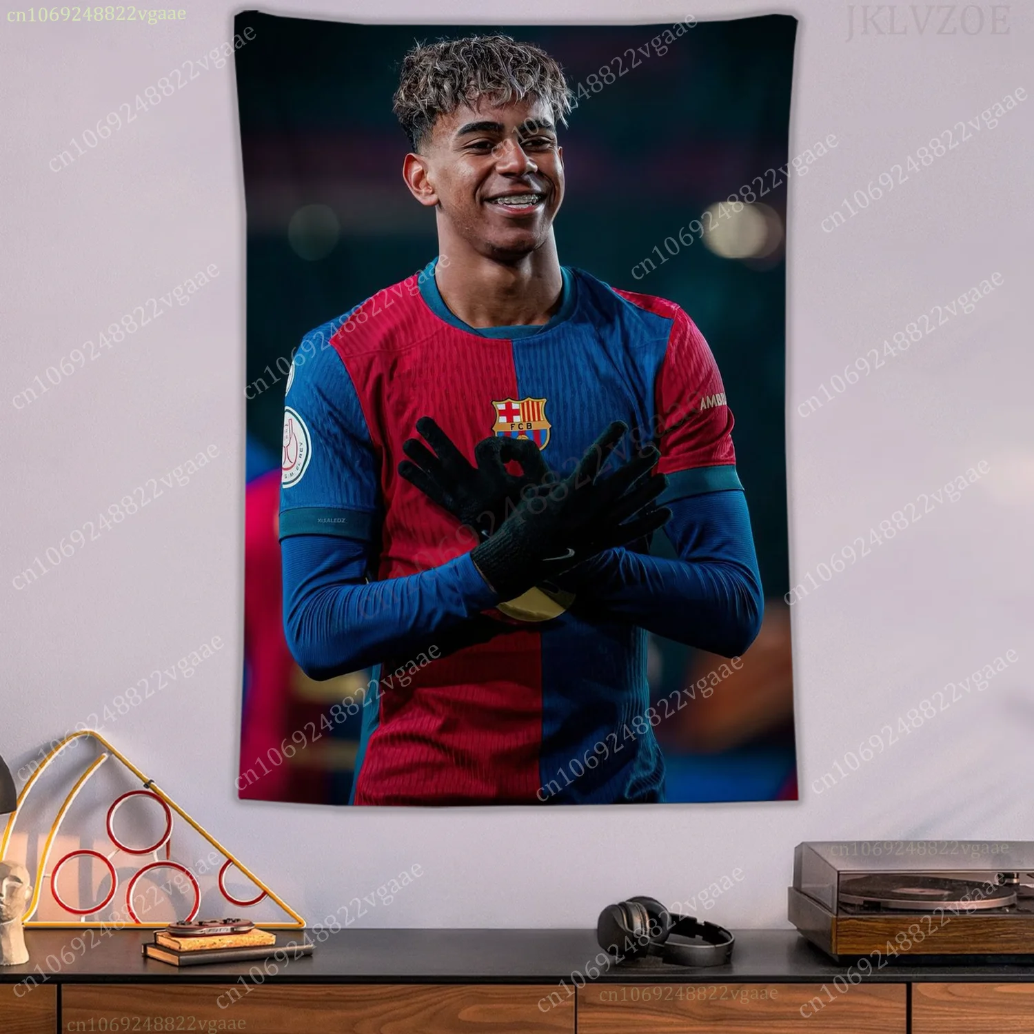 2025 Yamal Tapestry Man Spain Poster Football Wall Tapestries For Bedroom Decoration Aesthetic Tapices Flag Barcelona Wallpaper - Image 2