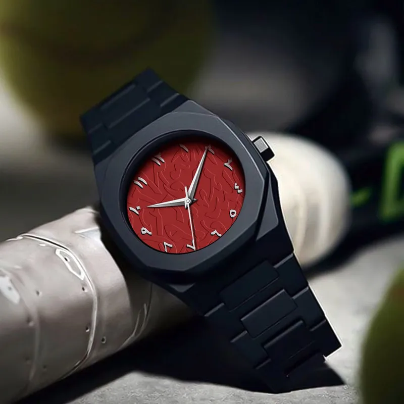 Classic Men's Watch with Plastic Granules and Exquisite Business Waterproof Matte Oil Quartz Watch Fashion Custom Logo - Image 6