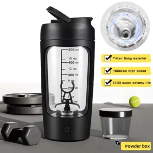 650ml Electric Protein Powder Mixing Cup Automatic Shaker Bottle Mixer Shake Bottle Milk Coffee Blender Portable Mixing Cups