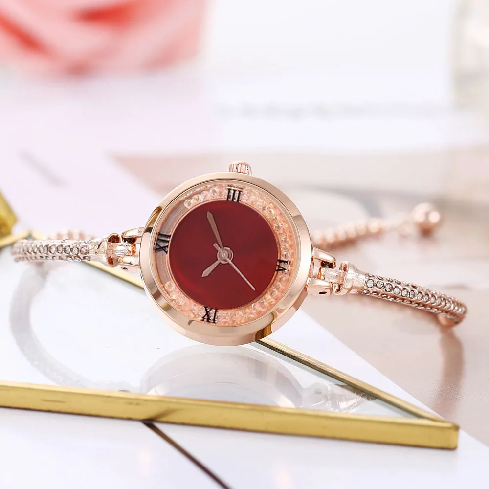 Fashion Women's Watch Fine Strap Female Analog Quartz Watches Clock Relojes - Image 5