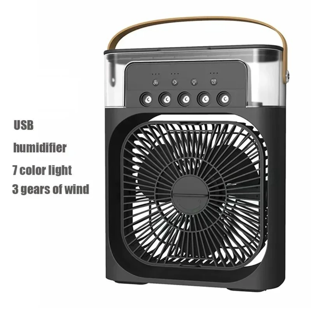 Portable 3 in 1 Fan AIr Conditioner Household Small Air Cooler LED Night Lights Humidifier Air Adjustment Home Fans - Image 13