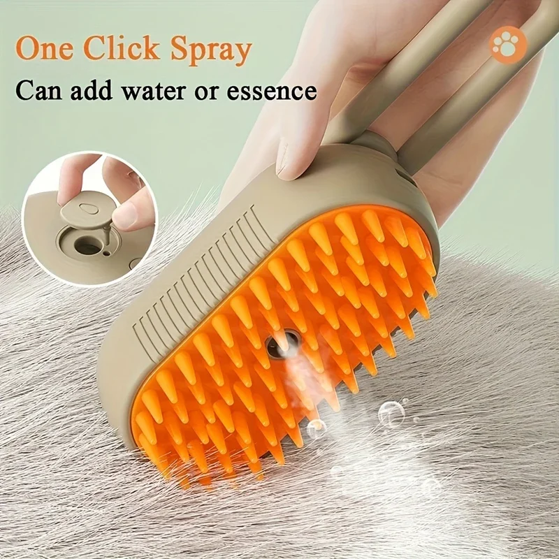 3 in 1 Pet Brush Cat Steam Brush Comb Dog Brush Electric Spray Cat Hair Brushes Massage Pet Grooming Hair Removal Combs - Image 12