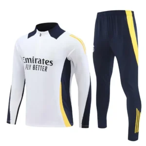NEW Adult Tracksuits Training Suit Madrides Fans Half Zipper Jacket Men Games Jerseys Football Kit Tops And Trousers