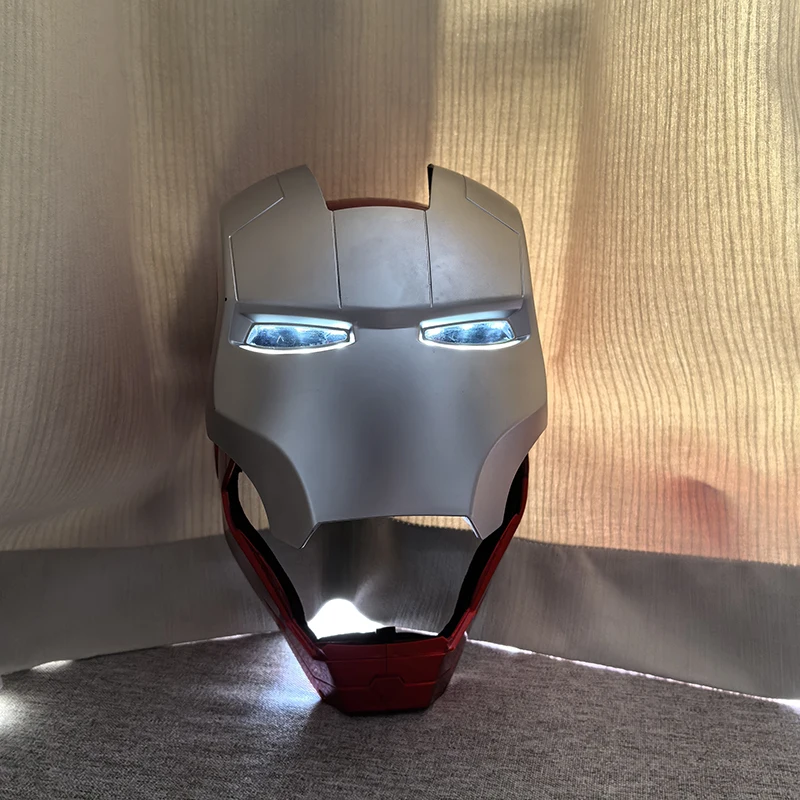 In Stock Marvel Avengers Iron Man Helmet Adult Child Model Cosplay 1:1 Light Led Ironman Mask Action Figure Toys Children Gift - Image 4