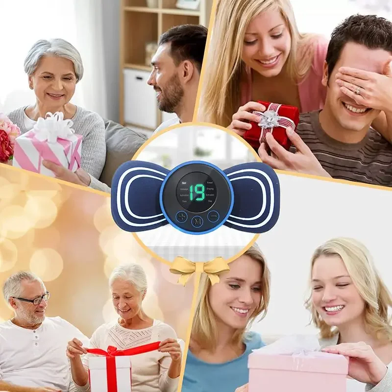 Intelligent Mini Electric Neck Massager Charging Portable Shoulder and Neck Neck Massage Patch with Multiple Adjustable Levels - Image 14