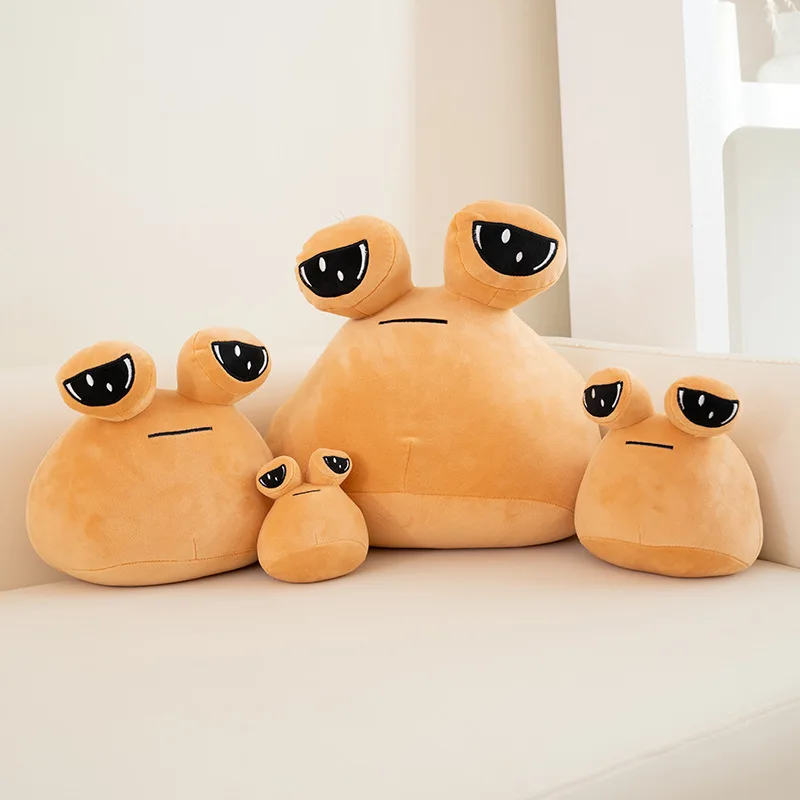 Fun Big Eyed Alien Mother With Baby Plush Doll Hot Game My Pet Alien Pou Plush Toy Event Party Props Kids Holiday Gift - Image 12