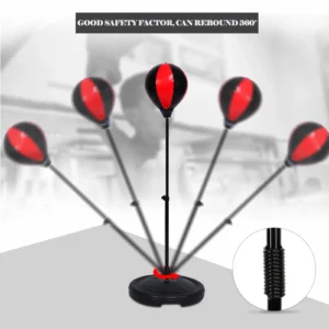 Boxing Speed Balls Kids Boxing Ball Adjustable Height Kids Punching Ball Bag Speed Boxing Sports Set Fighting Game With Gloves