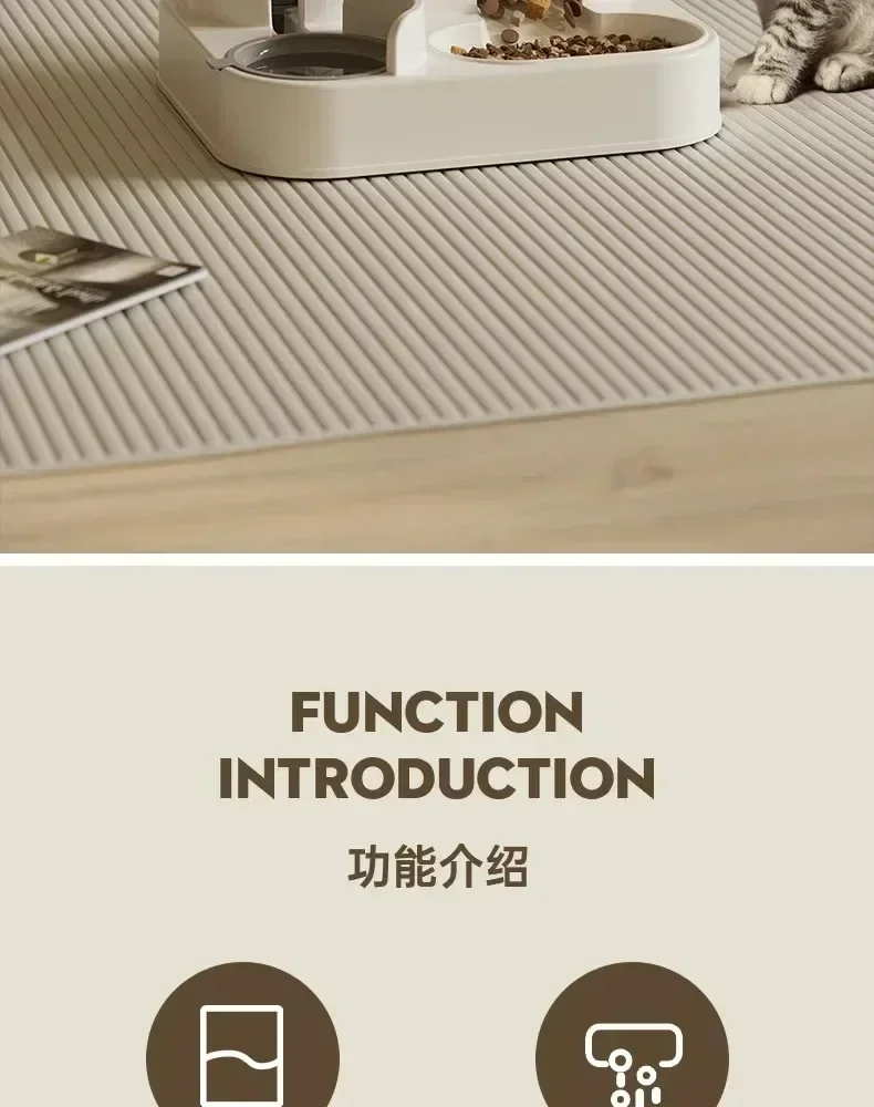 Automatic Feeder Dog Cat Food Bowl With Water Fountain Large Capacity Pet Food Storage Dispenser Container Puppy Pet Accessories - Image 7