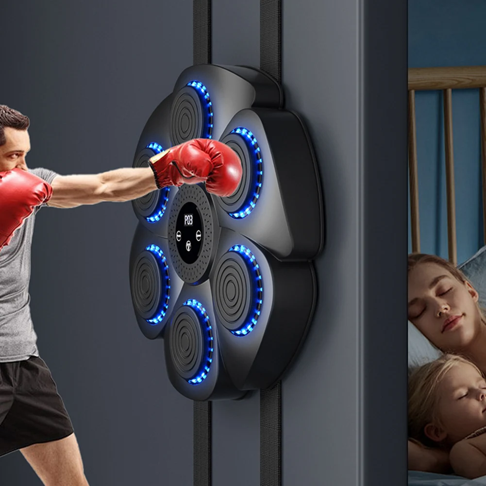 Smart Music Boxing Machine Boxing Training Wall Target Adult Children Sports Fitness Boxing Trainer Home Punching Equipment - Image 12