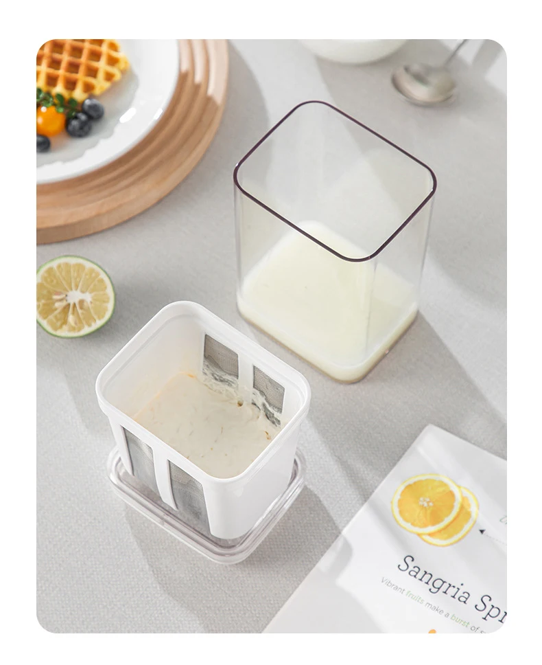 Greek Yogurt Maker Yogurt Filter Stainless Steel Strainer Whey Separation Tools Cheese Moisture Seperator Kitchen Accessories - Image 7