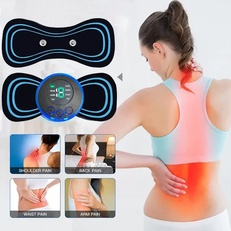 Intelligent Mini Electric Neck Massager Charging Portable Shoulder and Neck Neck Massage Patch with Multiple Adjustable Levels - Image 11