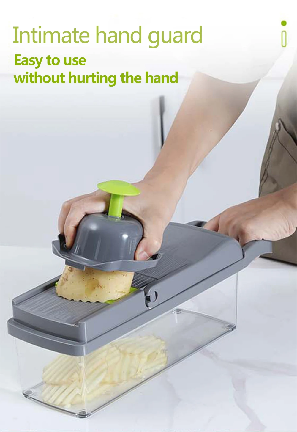 Vegetable Cutter Multifunctional Slicer Fruit Potato Peeler Carrot Grater Kitchen accessories basket vegetable slicer - Image 7