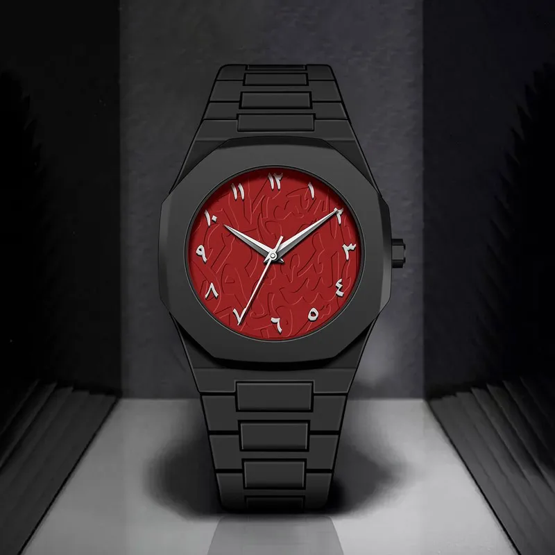 Classic Men's Watch with Plastic Granules and Exquisite Business Waterproof Matte Oil Quartz Watch Fashion Custom Logo - Image 8