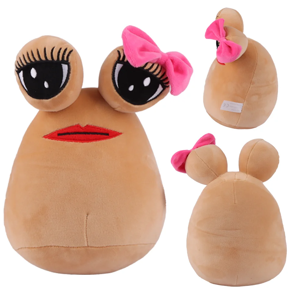 Kawaii Cartoon Plush Toys Anime My Pet Alien Pou Doll Stuffed Animal Toy Children's Christmas Birthday Gift Bedroom Sofa Decor - Image 2