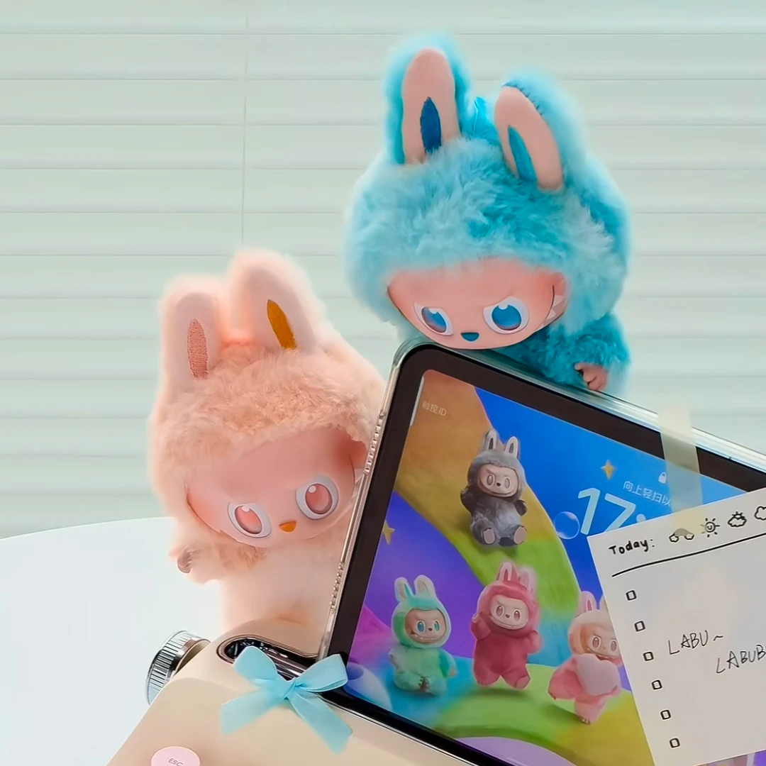 2025 hot doll Labu V3 Blind Box Toy Cartoon Characters Mysterious Surprise Vinyl Face Plush Doll Doll Keychain Children's Gift - Image 12